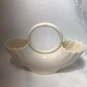 Vintage HTF Lenox double vase White